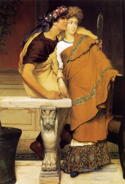  Lawrence Tableau - Le Lune de miel romantique Sir Lawrence Alma Tadema